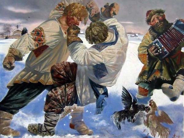 Кулачный бой - мужская потеха Кулачный бой - мужская потеха